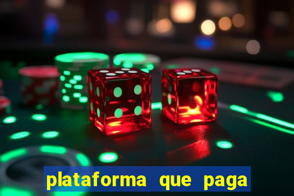 plataforma que paga no cadastro fortune tiger